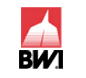 BWI logo featuring a stylized aircraft design in red and white, representing Baltimore/Washington International Airport.