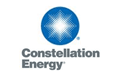 Constellation Energy logo featuring a blue starburst. Represents the company's commitment to energy solutions and innovation.
